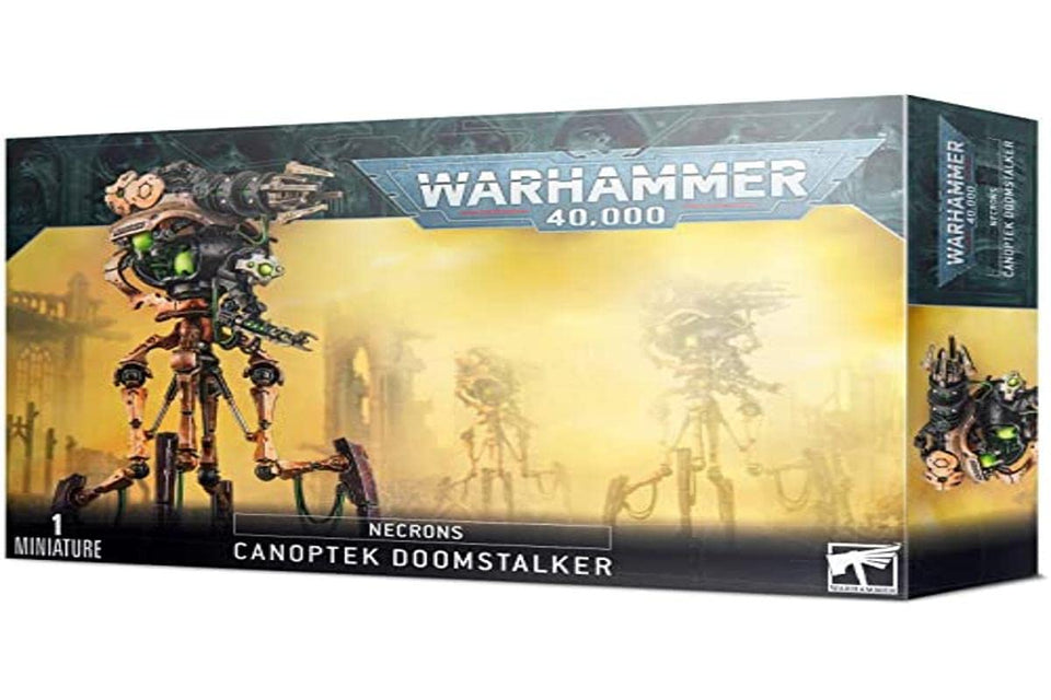 Games Workshop Necrons Canoptek Doomstalker closeup reveals intricate sculpting for painting and display