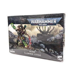 Games Workshop Necrons Illuminor Szeras miniature parts for easy assembly and detailed painting.