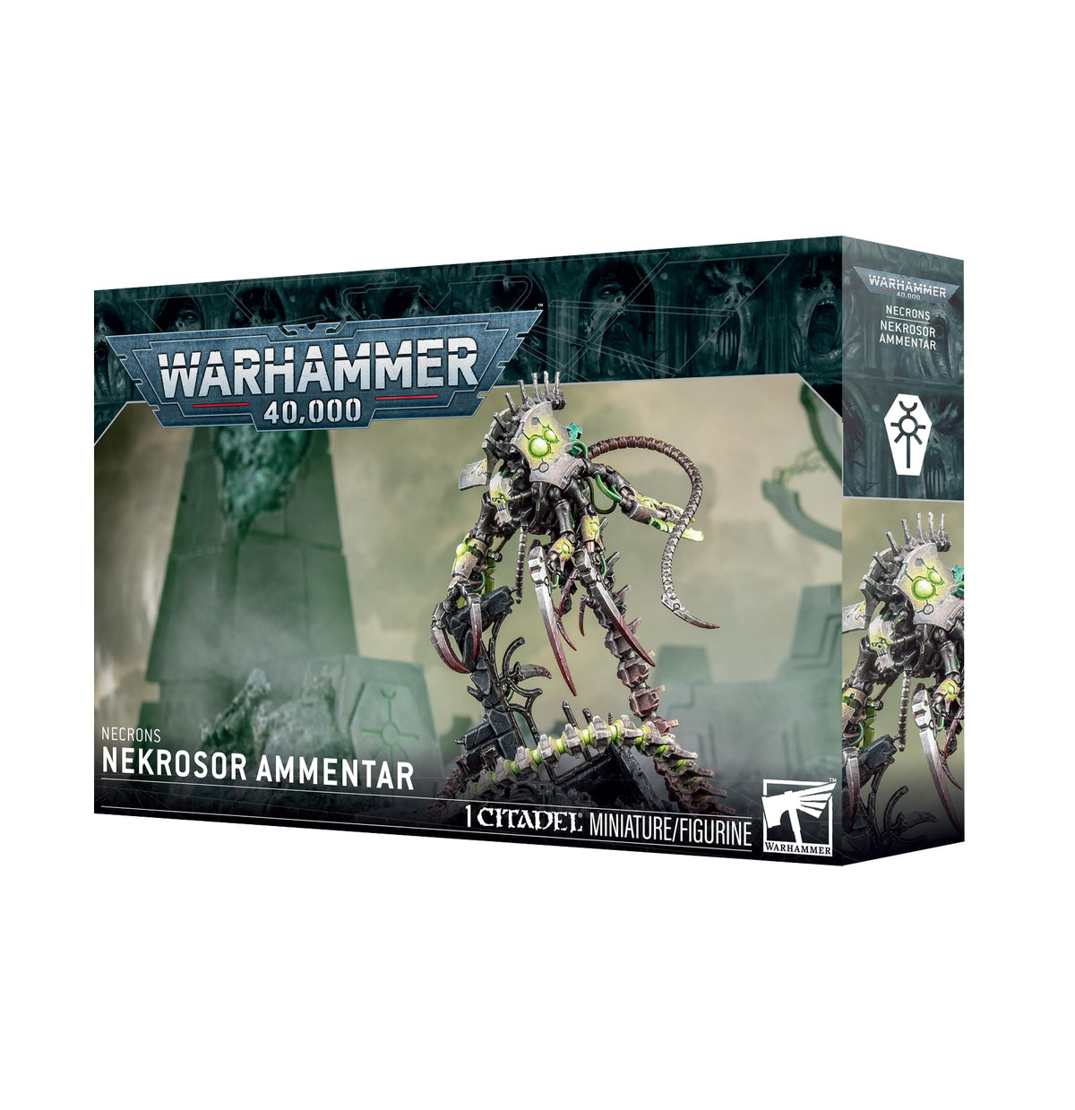 Games Workshop Nekrosor Ammentar Destroyer Cult miniature with dynamic pose for Warhammer 40,000 battles