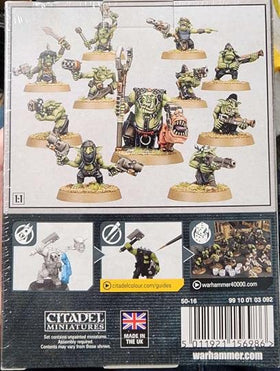 Games Workshop Ork Gretchin assembly poses image, highlighting multiple kit options for customizing units.