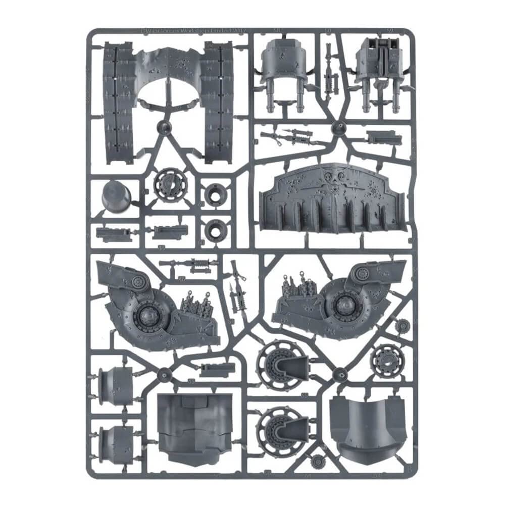 Games Workshop Plagueburst Crawler armor texture with rust and decay textures