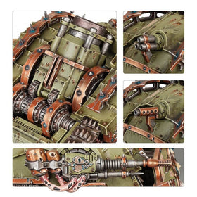 Games Workshop Plagueburst Crawler assembly kit showing 71 components