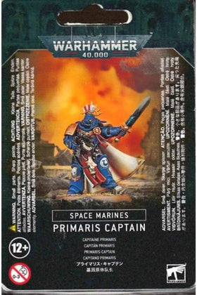 Games Workshop Primaris Captain base and transfer shot demonstrates final basing and iconography options.