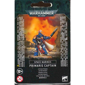 Games Workshop Primaris Captain kit contents show multiple parts for customizable pose options.