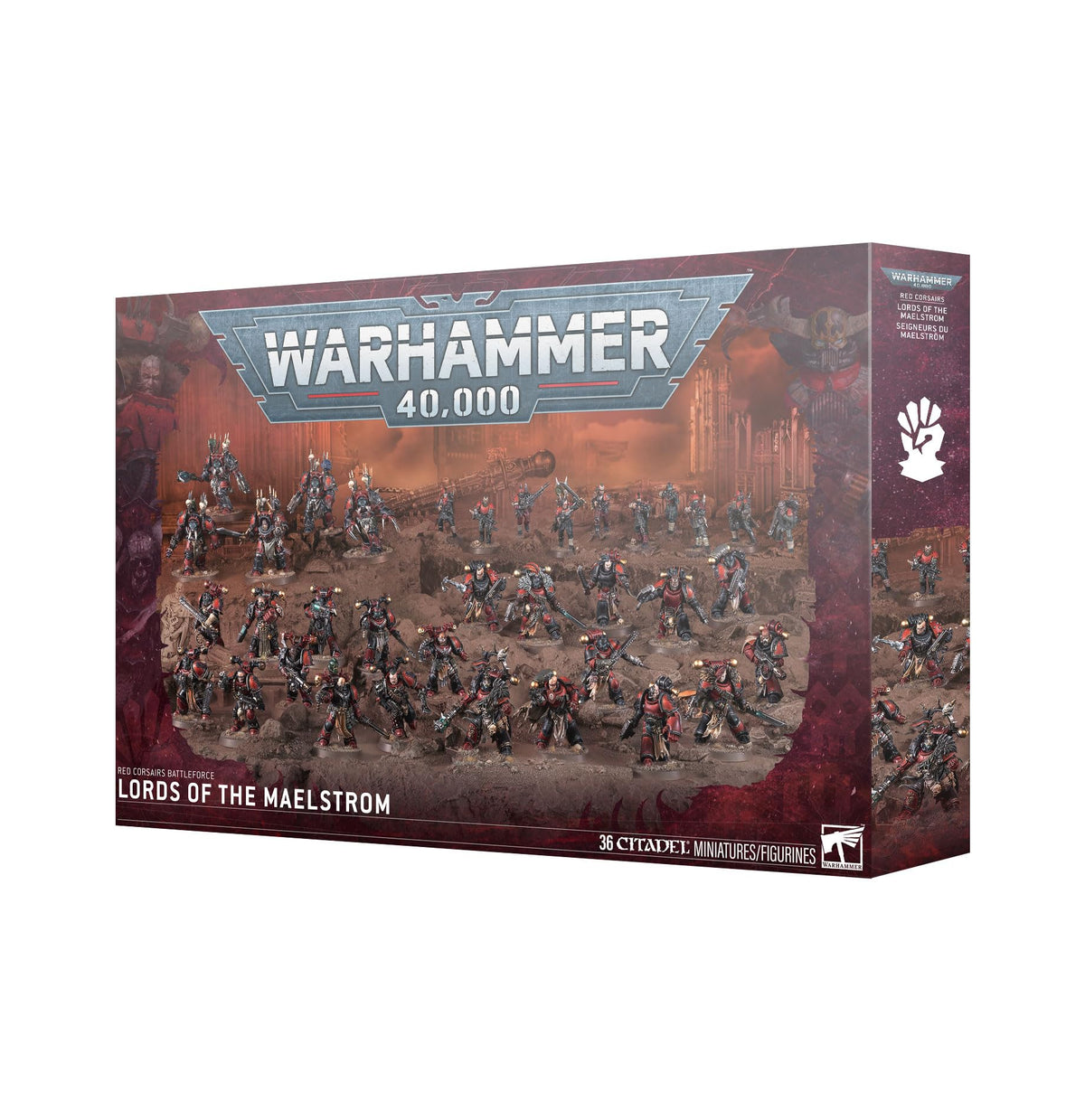 Games Workshop Red Corsairs Battleforce box front, ideal starter for building your Chaos Space Marines army