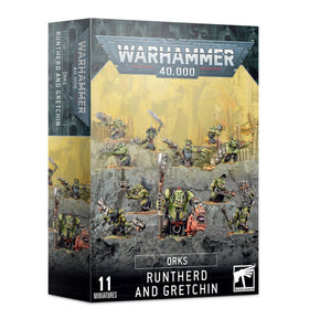 Games Workshop Runtherd head variants image, enabling distinct character builds on your army.