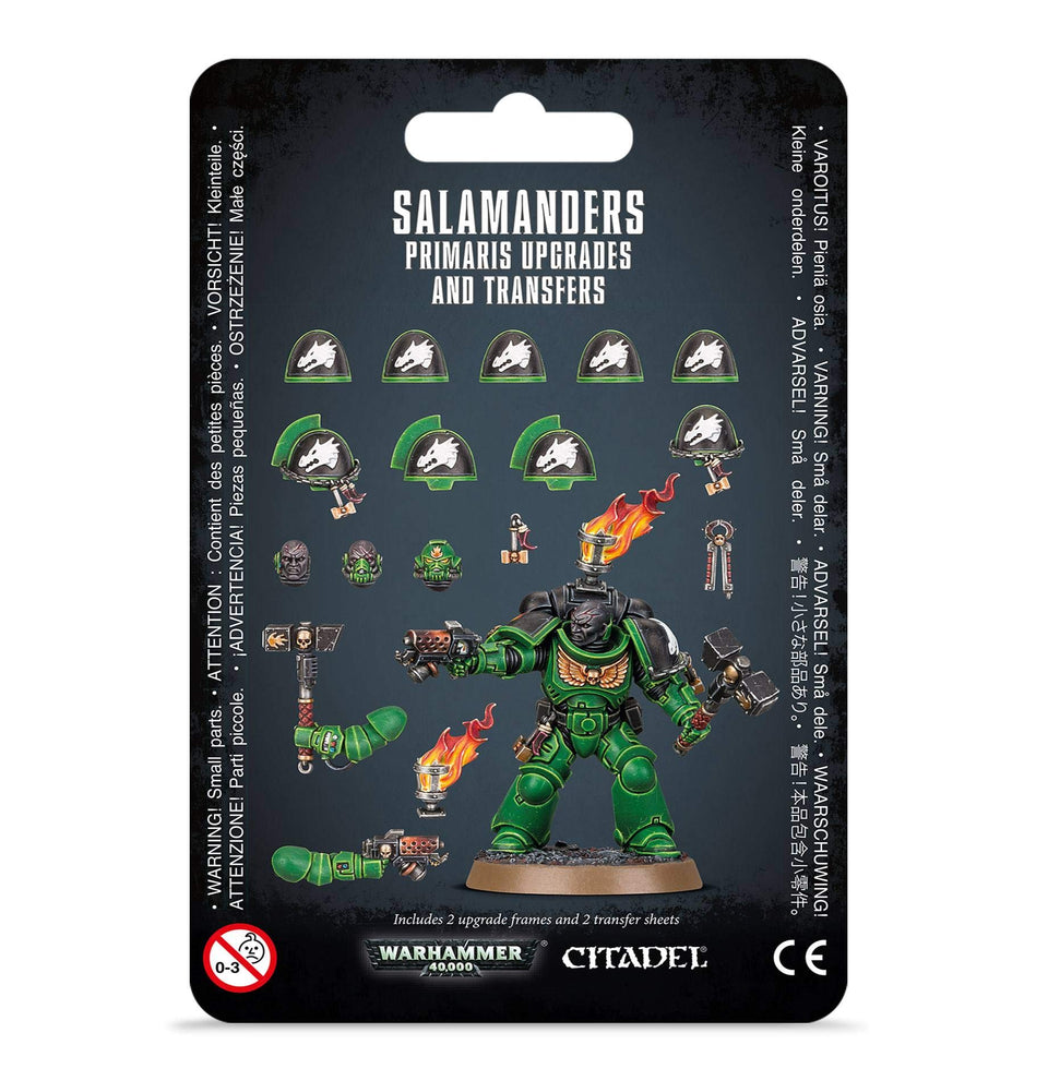 Games Workshop Salamanders Primaris upgrades transfer kit for model customization