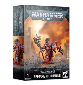 Games Workshop Space Marine Techmarine Primaris assembly pose for painting and display.