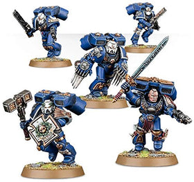 Games Workshop Space Marine Vanguard Veteran Squad display-ready models for collection