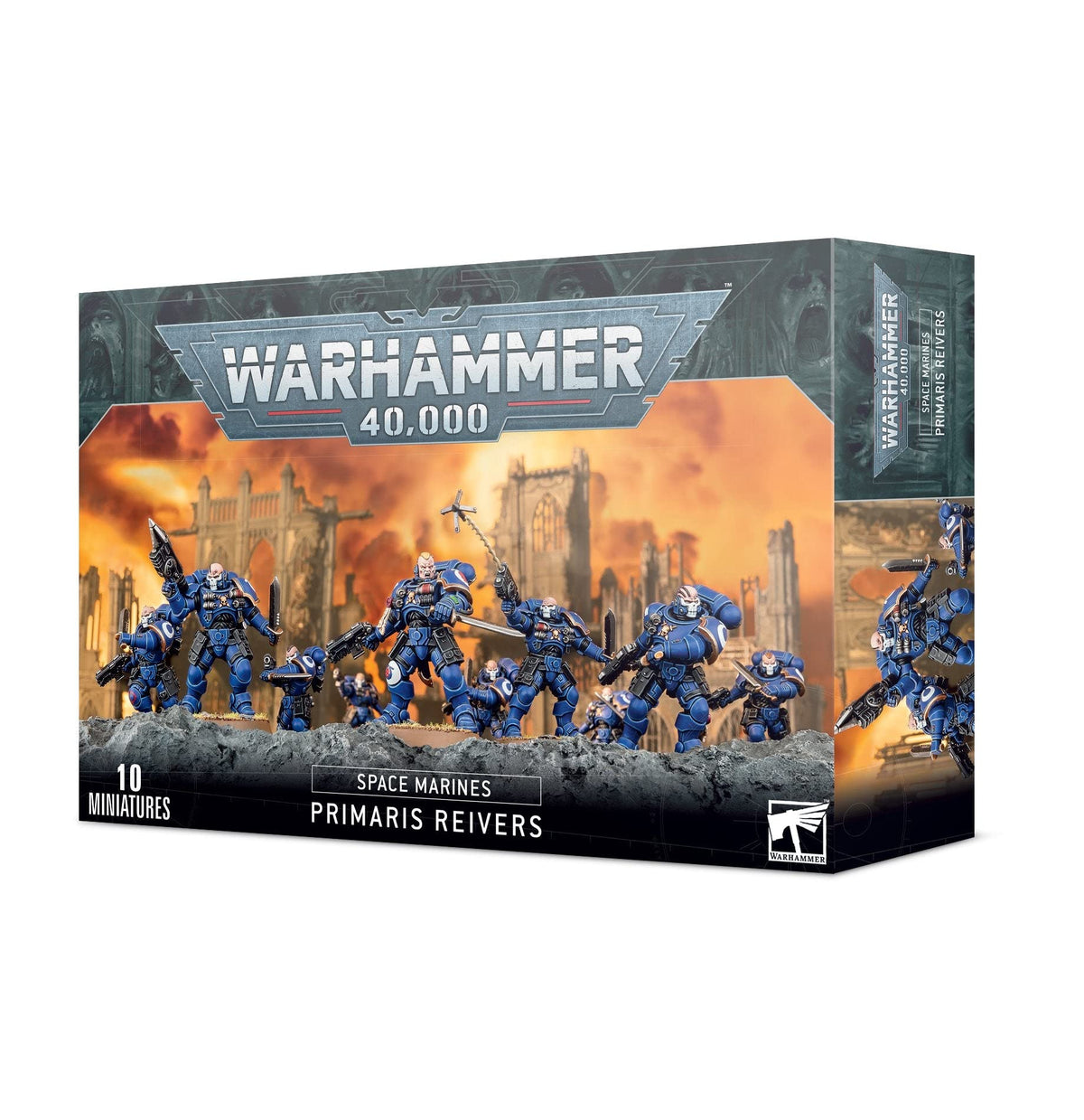 Games Workshop Space Marines Primaris Reivers miniature for hobby painting and tabletop battles