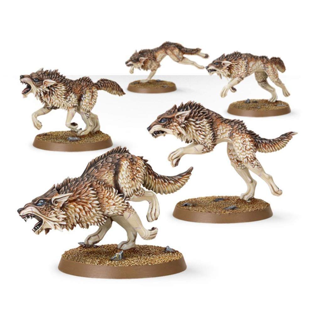 Games Workshop Space Wolves 40mm base shown for unit basing and display