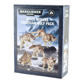 Games Workshop Space Wolves Fenrisian Wolf Pack figures ready for assembly and painting