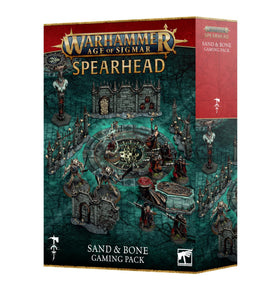 Games Workshop Spearhead Sand and Bone game board with multi-objective layouts for quick setup