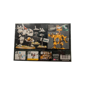 Games Workshop Tau XV88 Broadside drones rear view shows added support options for strategic deployment
