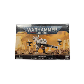 Games Workshop Tau XV88 Broadside front view highlights armored detail for epic tabletop battles