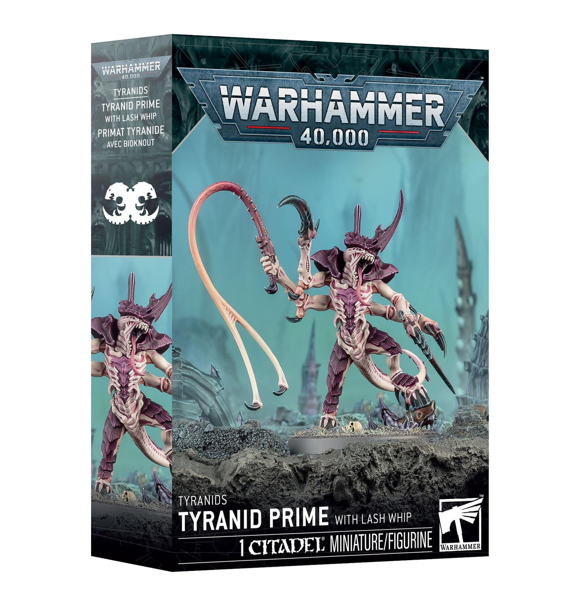 Games Workshop Tyranid Prime with Lash Whip model for close-quarters combat in Warhammer 40,000.