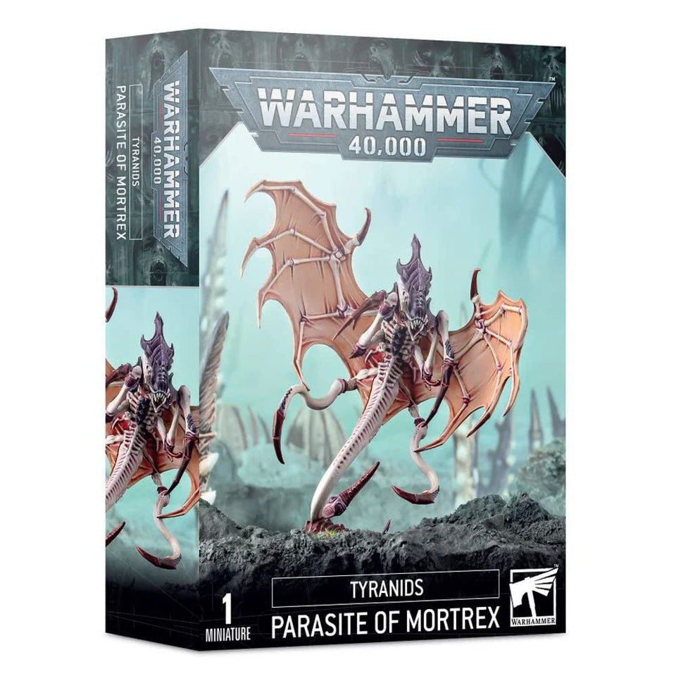 Games Workshop Tyranids Parasite Mortrex front view for display and painting