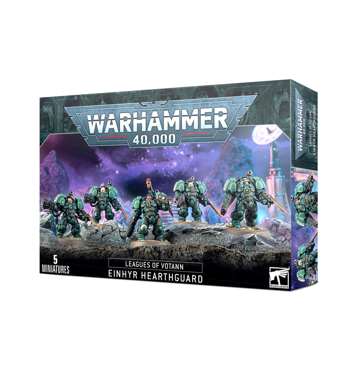 Games Workshop Einhyr Hearthguard miniature for Warhammer 40k, ready for assembly and tabletop battles.