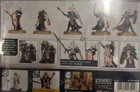 Games Workshop Celestian Sacresants with hooded or helmeted heads for versatile display.
