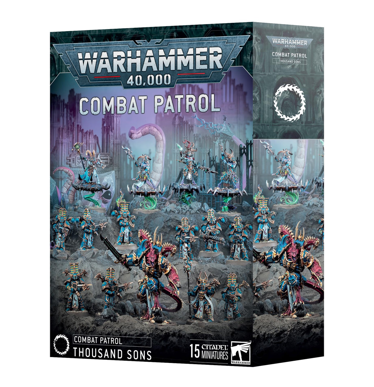 Games Workshop Warhammer 40,000 Thousand Sons miniatures collection for Combat Patrol.