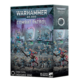 Games Workshop Warhammer 40,000 Thousand Sons miniatures collection for Combat Patrol.