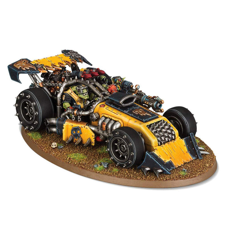 Games Workshop Orks Shokkjump Dragsta in action, fast transport with unpredictable movement