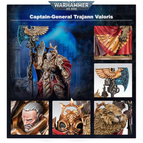 Games Workshop Trajann Valoris epic pose, standout centerpiece on the table.