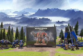 Games Workshop Chaos Helbrute Dreadnought ready for tabletop battles and dramatic dioramas.