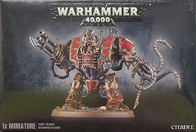 Games Workshop Chaos Helbrute parts for assembly and customization.