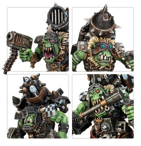 Games Workshop Warhammer 40k Ork Stormboyz elevated pose figure set for dynamic display