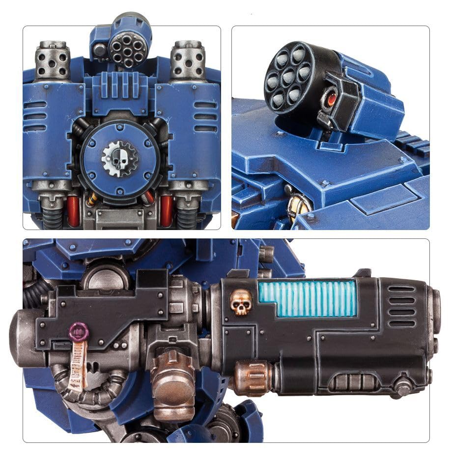 Games Workshop Primaris Redemptor Dreadnought 90mm base included for stable display