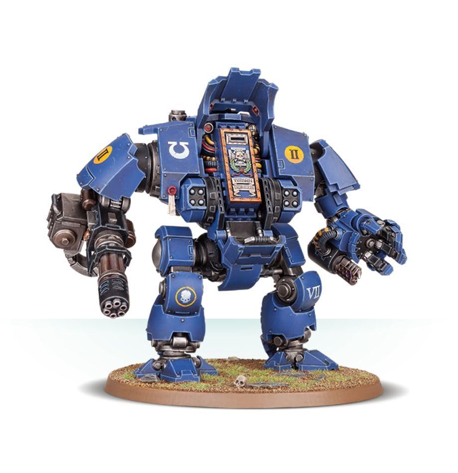Games Workshop Primaris Redemptor Dreadnought assembled model ready for painting