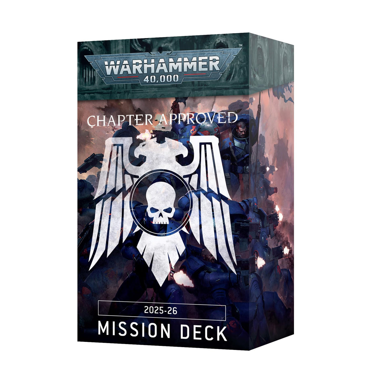 Games Workshop Warhammer 40,000 Chapter Approved Mission Pack 10th Edition provides flexible Matched Play missions.