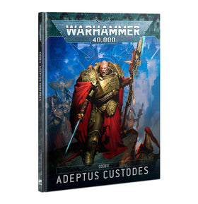 Adeptus Custodes Eavy Metal showcase miniatures, ideal for painting and display.