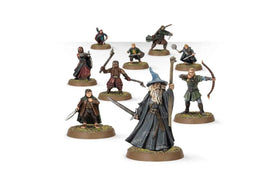 Games Workshop Fellowship Ring miniature close-up, showcasing detailed sculpting for painting prep.