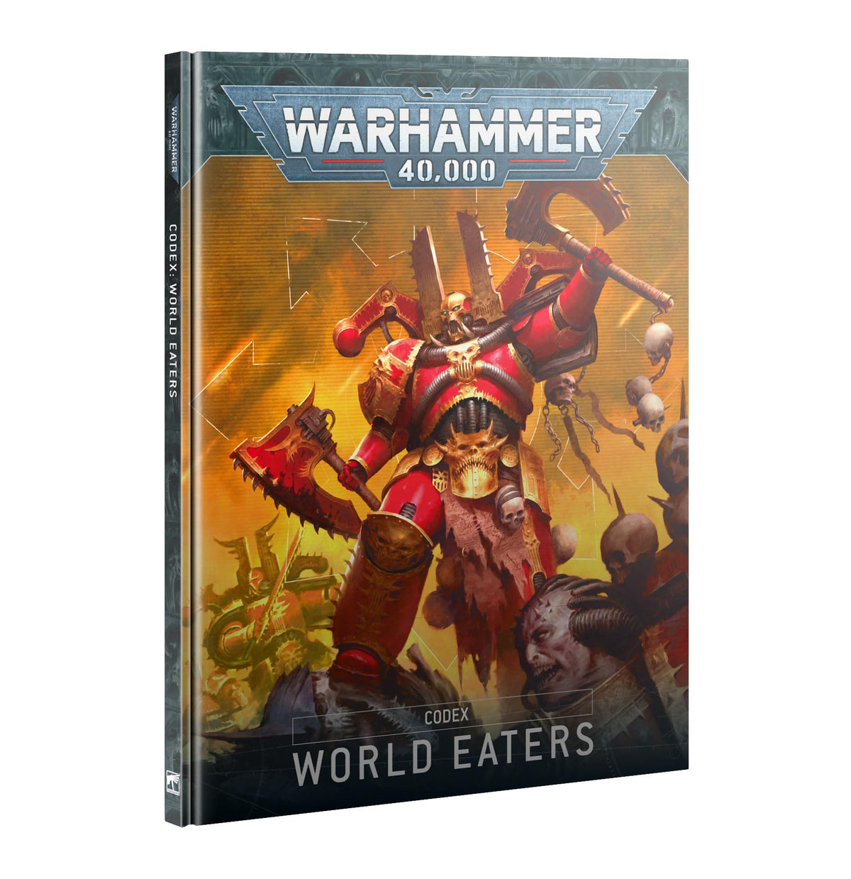 Games Workshop World Eaters Codex cover art for immersive lore