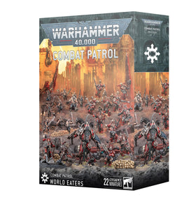 Games Workshop World Eaters Combat Patrol Daemon Prince miniature, a striking centerpiece for tabletop battles.