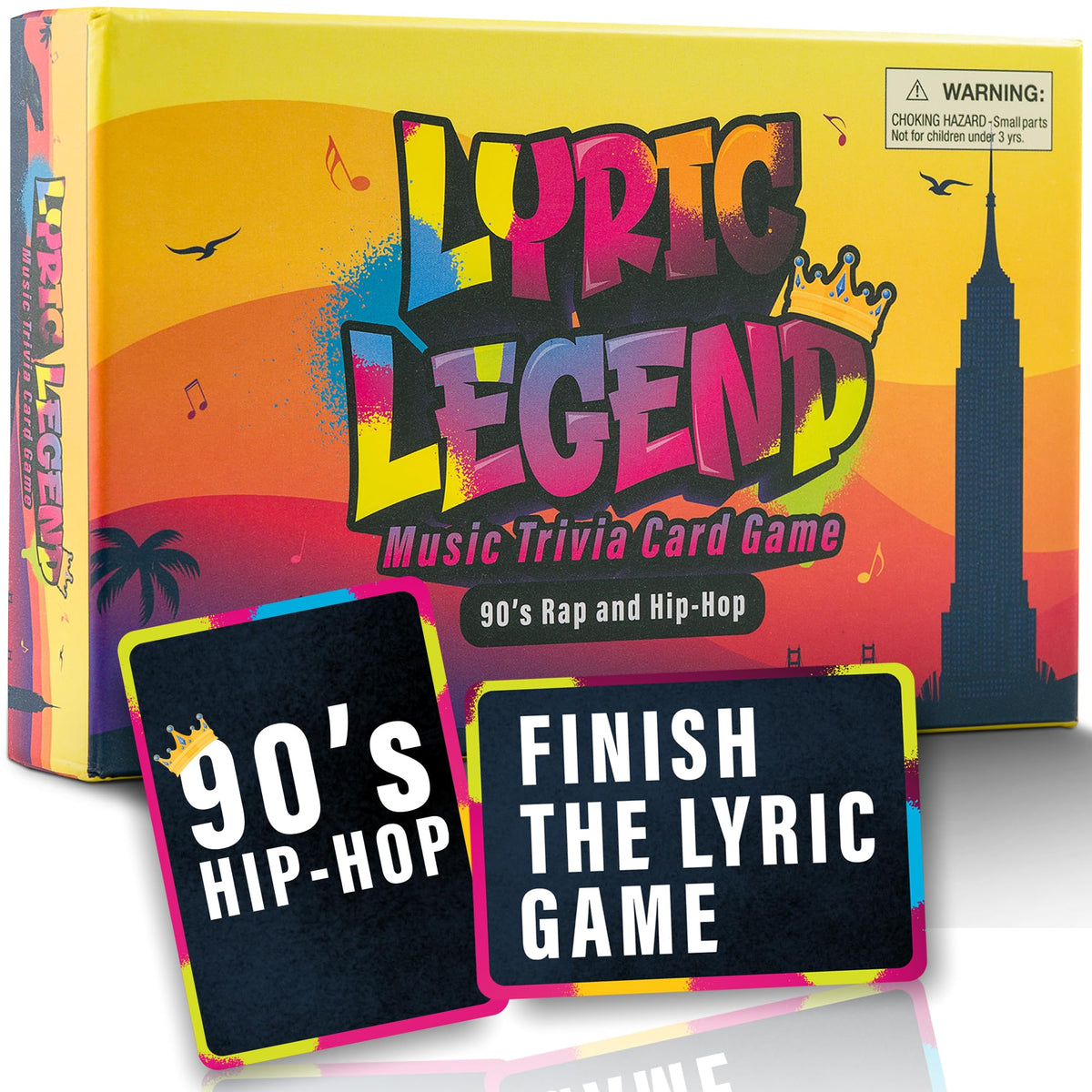 Game That Song Lyric Legend box front ideal for nostalgic 90s trivia nights