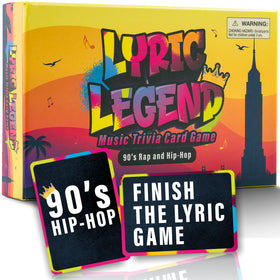 Game That Song Lyric Legend box front ideal for nostalgic 90s trivia nights