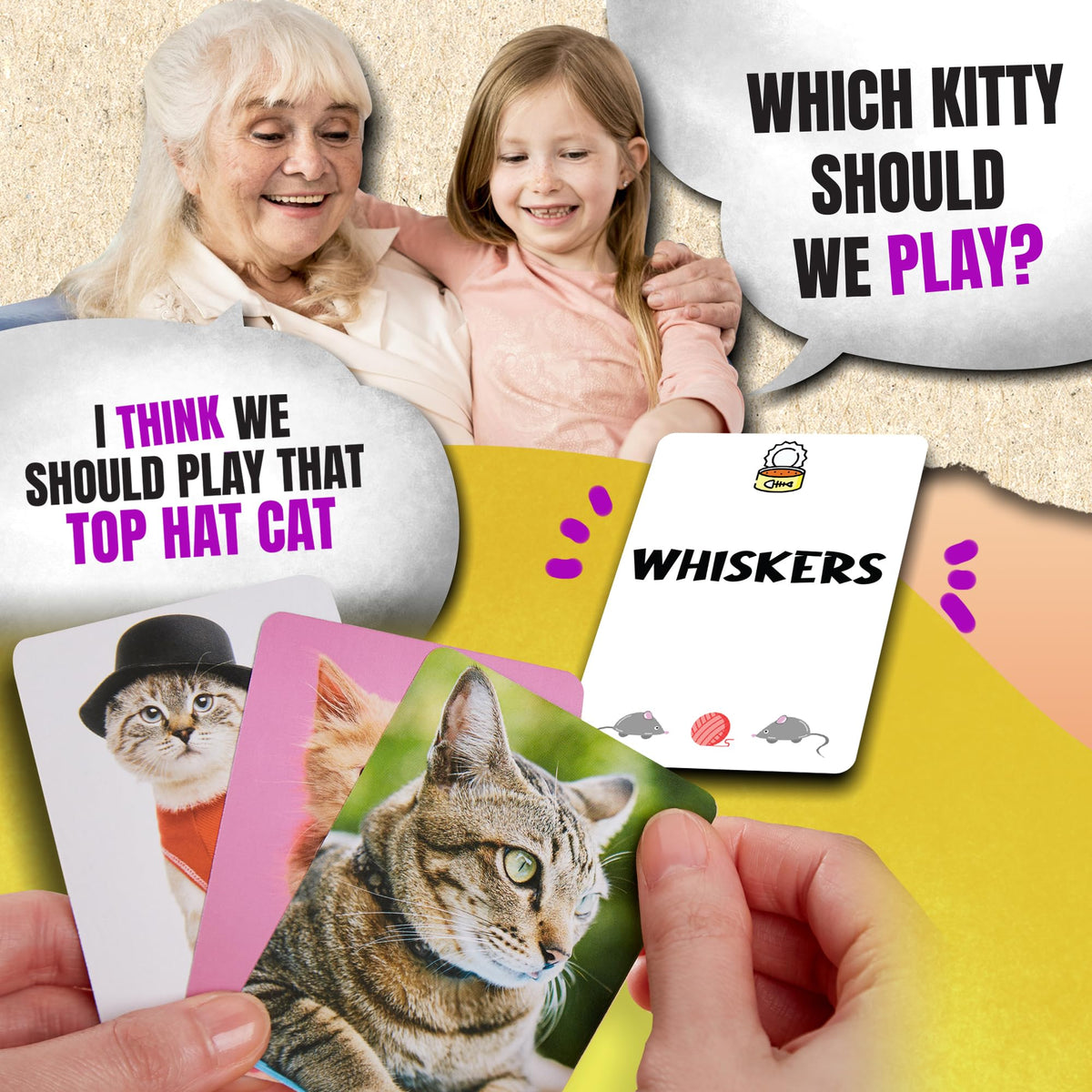 Game That Song Name That Kitty kitten artwork on cards sparks imagination during play