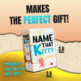 Game That Song Name That Kitty table set at dinner or camping invites everyone