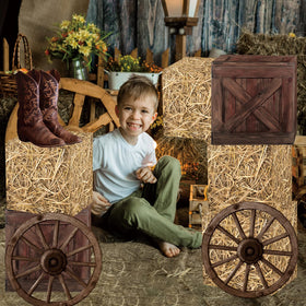 Gameza western cowboy boot card accents authentic western vibes for decorations.