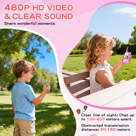 GamiAcces camera and LCD video intercom highlights hands-free communication for kids.