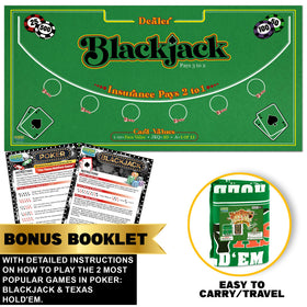 Gamie instruction booklet included with the mat explaining both games.