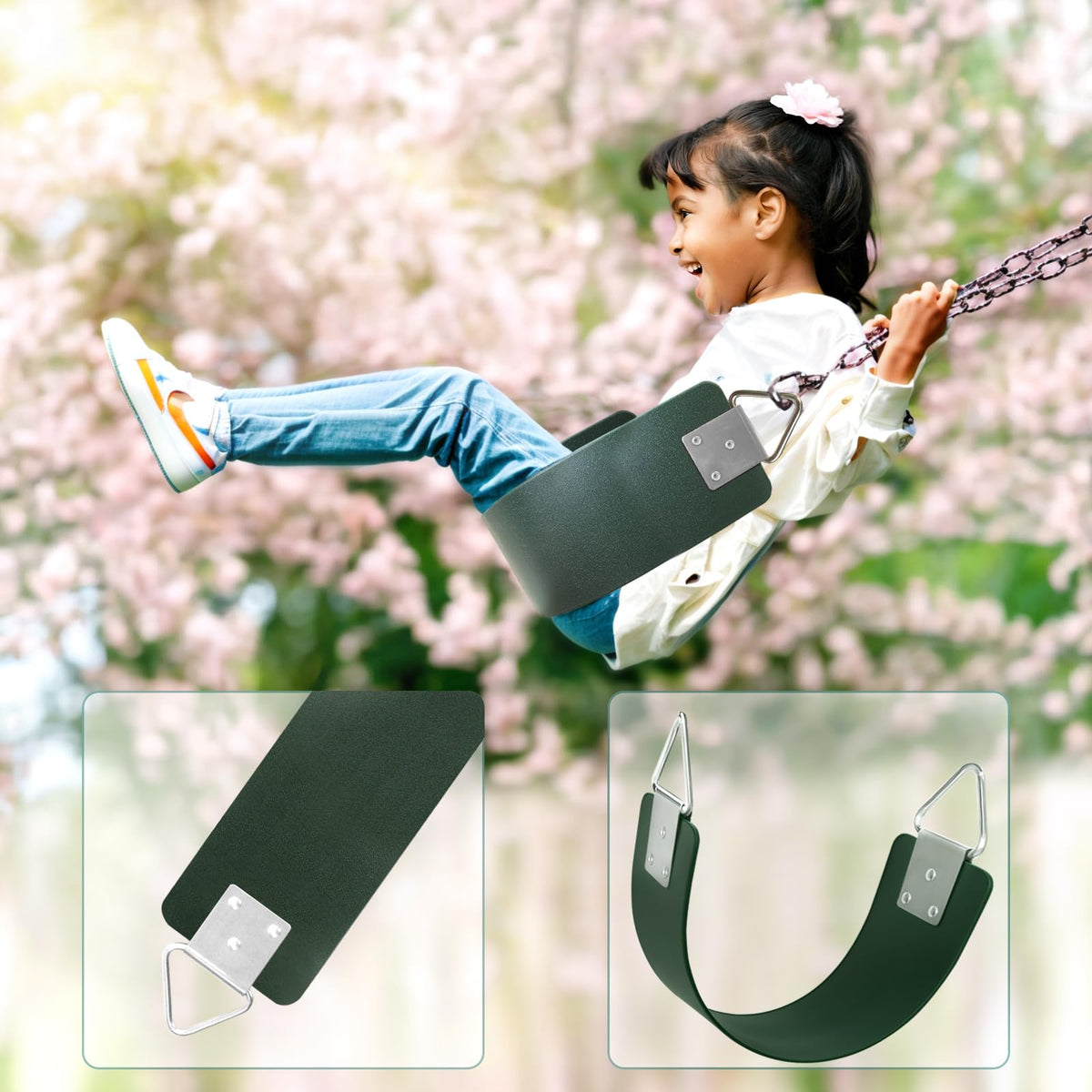 GAMKII metal triangle ring assembly ensures stable connections on trees or frames.