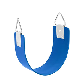 GAMKII swing seat blue, top view shows sturdy construction for durable outdoor use.