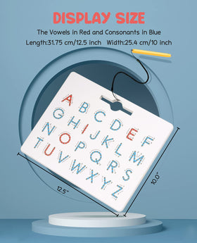 GAMENOTE uppercase side shows red vowels and blue consonants for pronunciation practice.