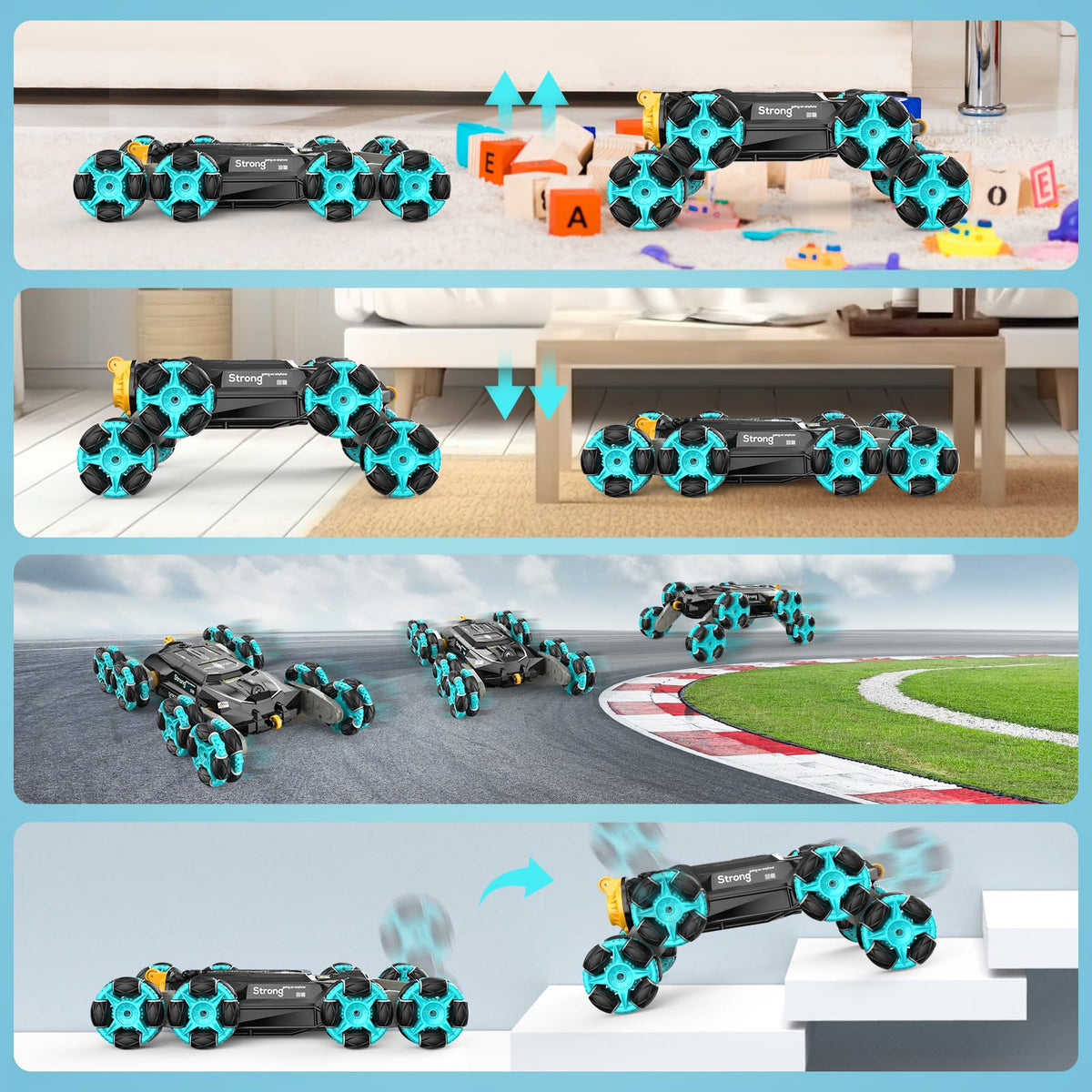 Gampop RC Car sprays mist with lights and music for immersive racing