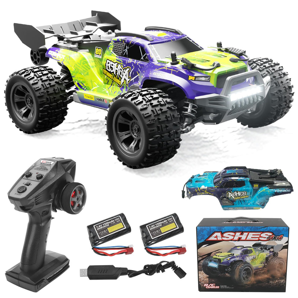 GAMRUXI 1:18-scale RC car front view for precise off-road control