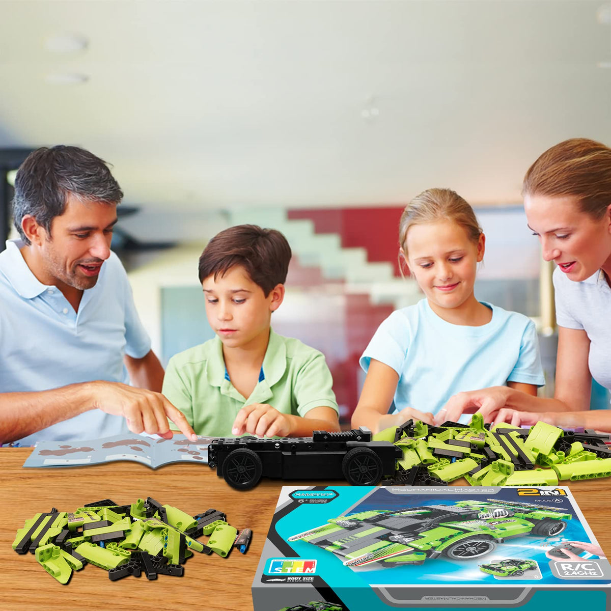 GAMZOO snap-together blocks highlight durable interlocking pieces.